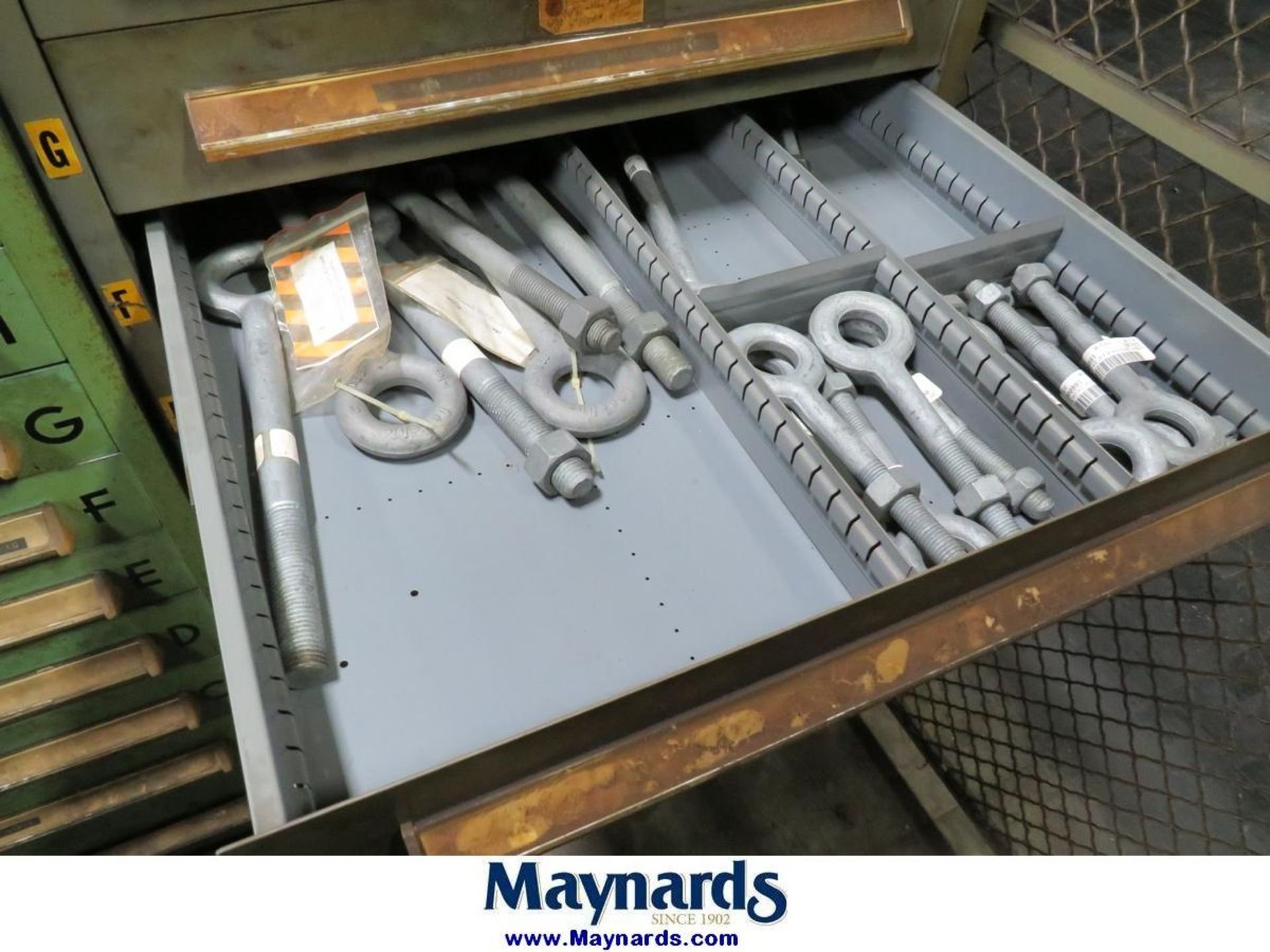 Stanley Vidmar 10-Drawer Parts Cabinet - Image 4 of 4