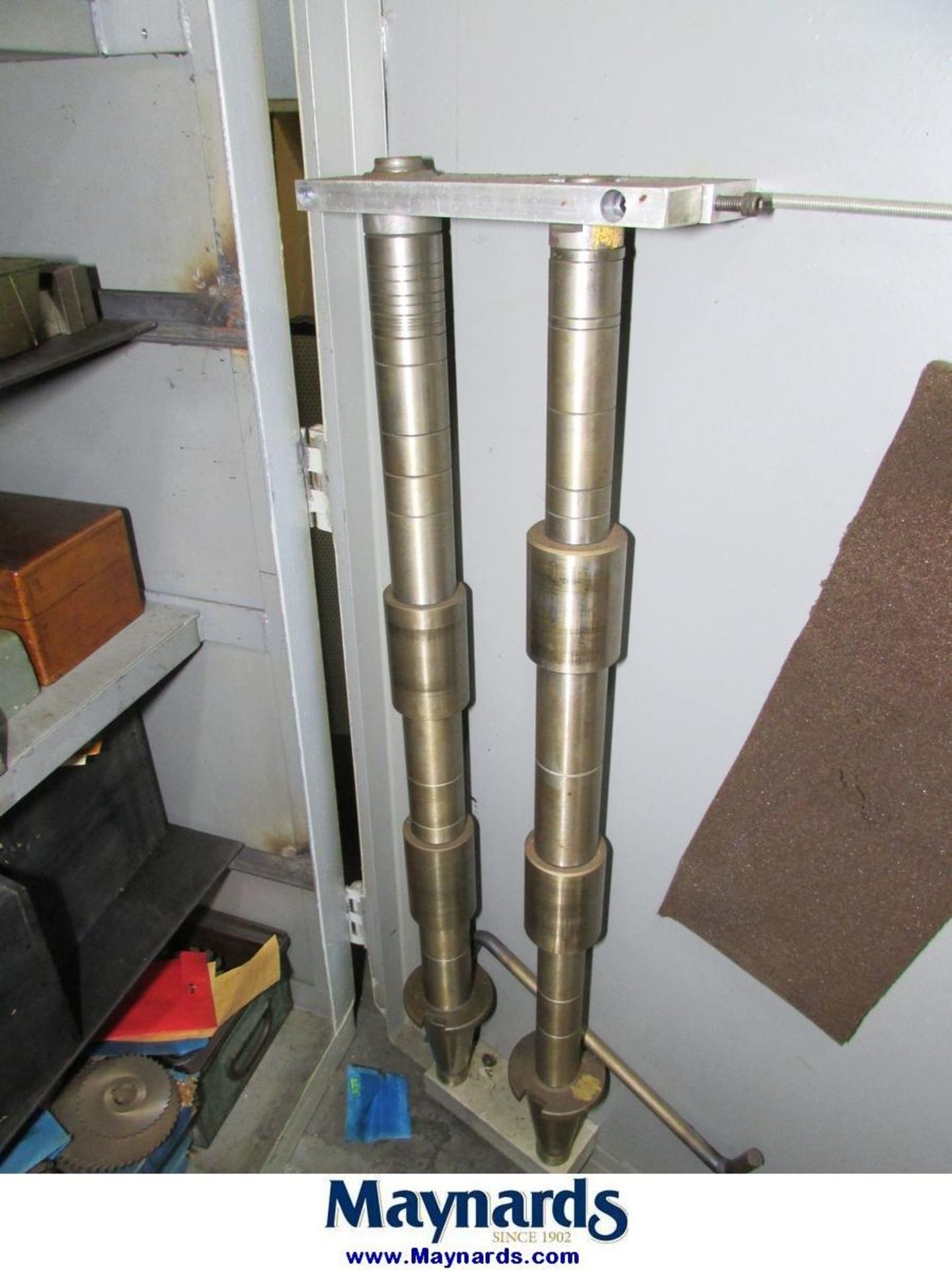 3-Door Steel Cabinet with Assorted Horizontal Mill Tooling - Image 16 of 17