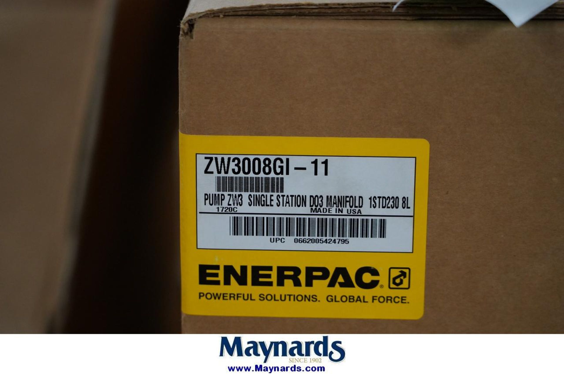 Enerpac ZW3008GI-11 ZE3 Class Electric Hydraulic Work holding Pump - Image 6 of 6