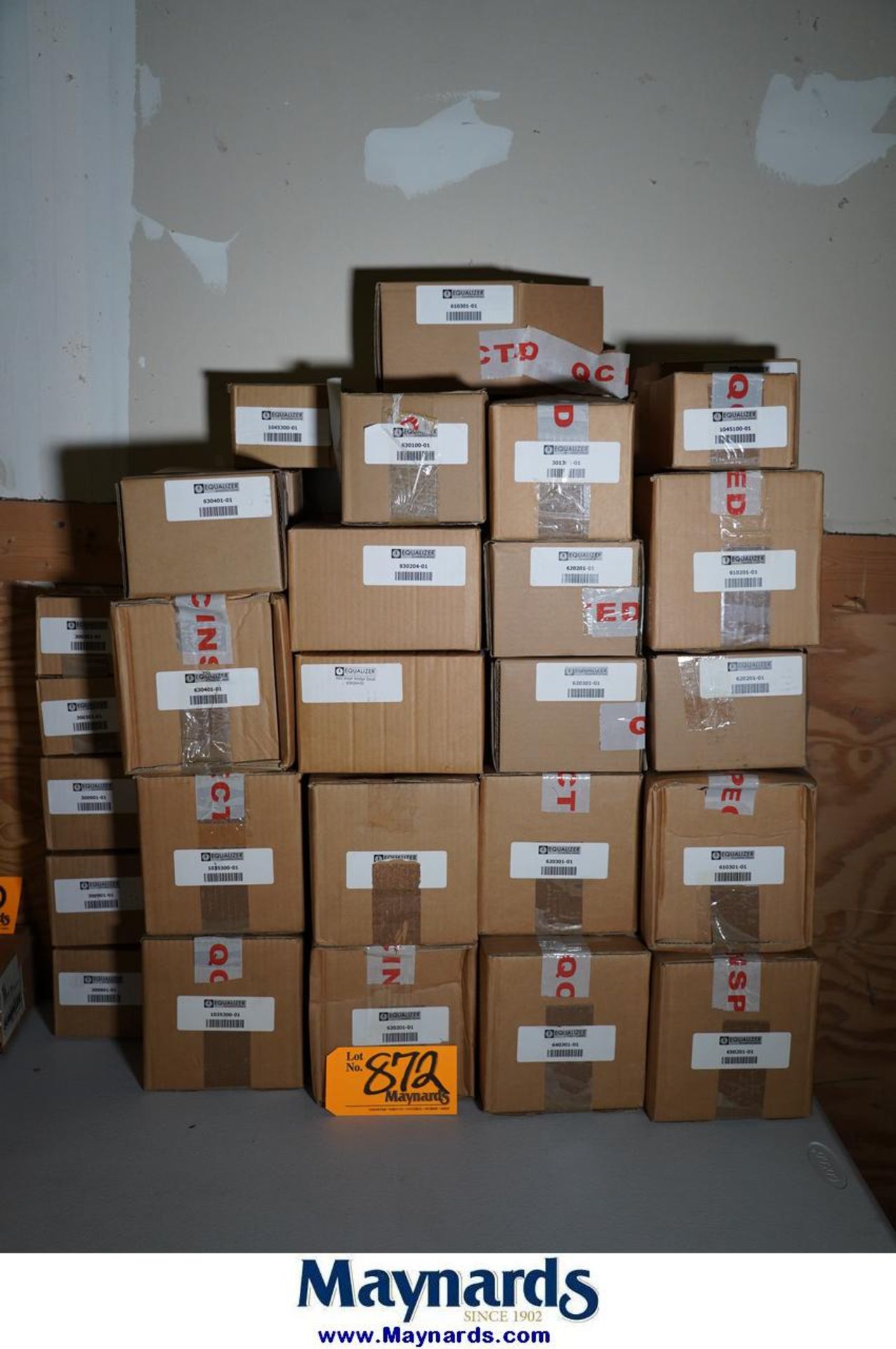 Equalizer International (26) Boxes of Assorted Spare / Repair Parts