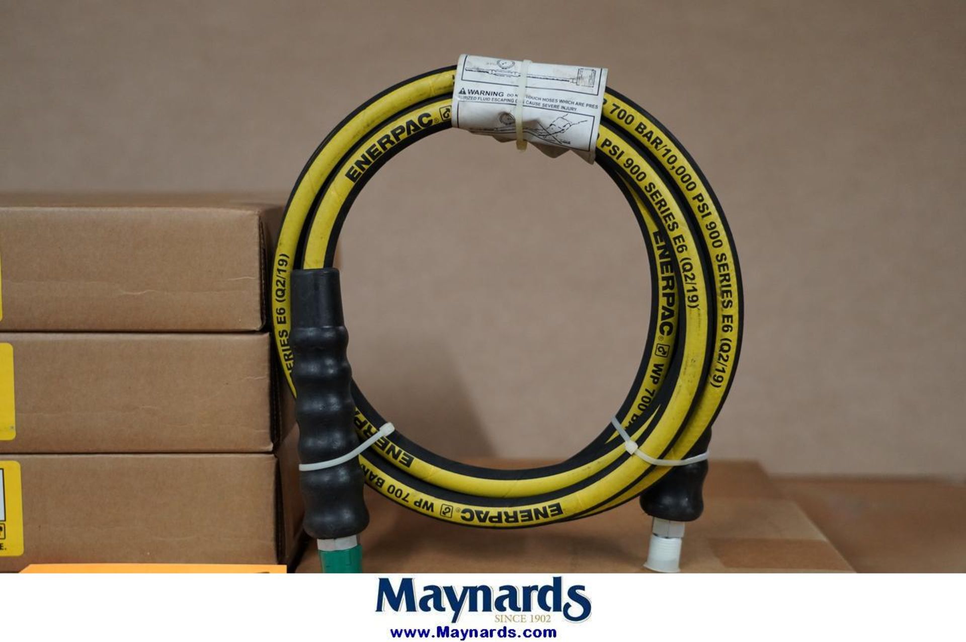 Enerpac H9210S (5) 10 Ft Heavy Duty Rubber High Pressure Hydraulic Hose - Image 3 of 3