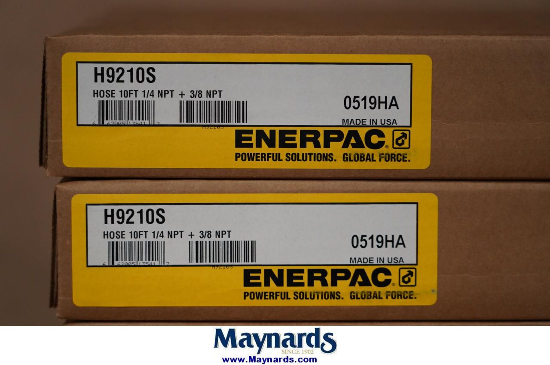 Enerpac H9210S (5) 10 Ft Heavy Duty Rubber High Pressure Hydraulic Hose - Image 2 of 3
