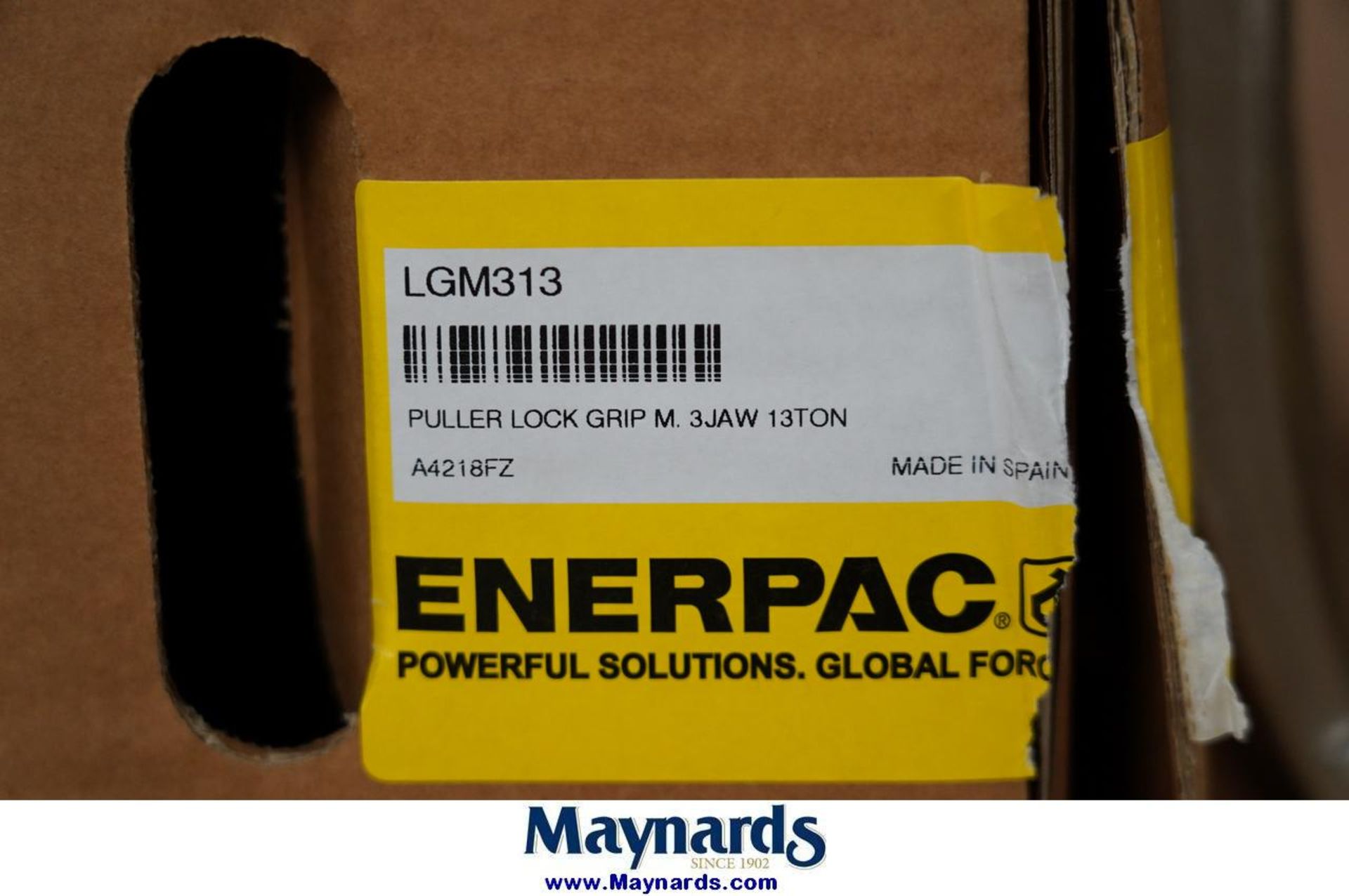 Enerpac LGM313 13 Ton 3 Jaw Mechanical Lock Grip Puller - Image 3 of 3