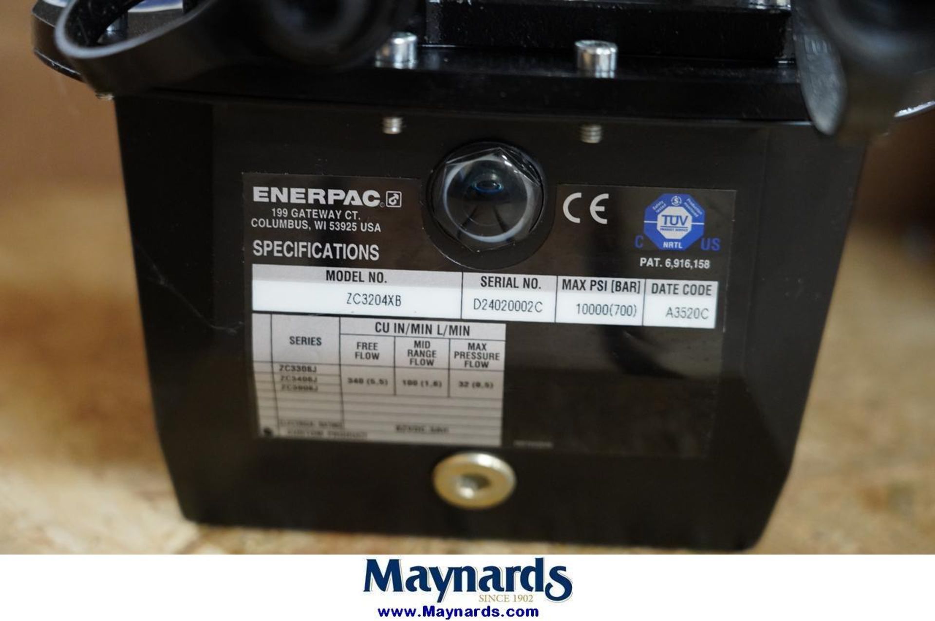 Enerpac ZC3204XB Cordless Hydraulic Pump - Image 7 of 8