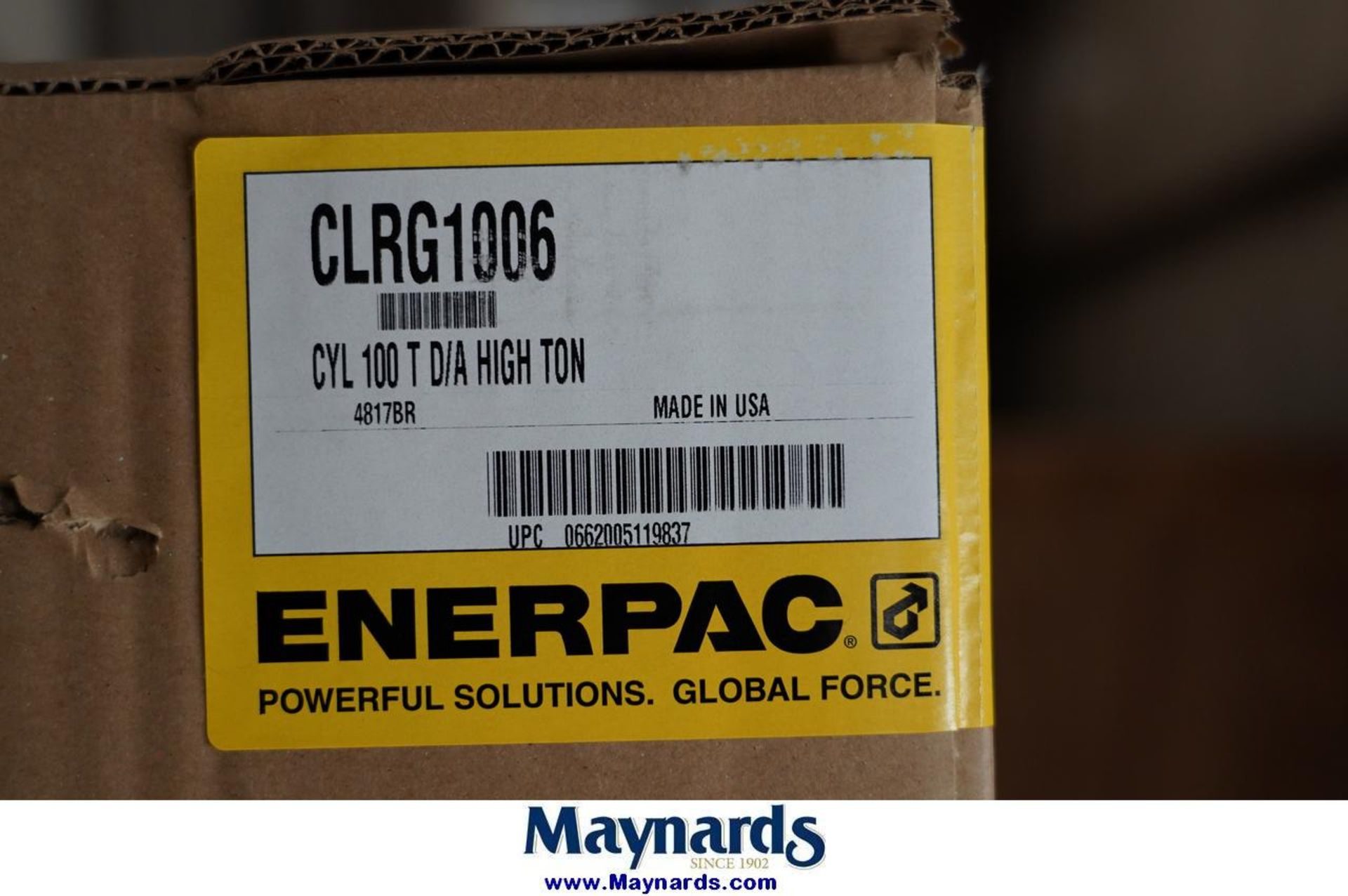 Enerpac CLRG1006 100 Ton Hydraulic Cylinder - Double Acting - High Tonnage - Image 4 of 4