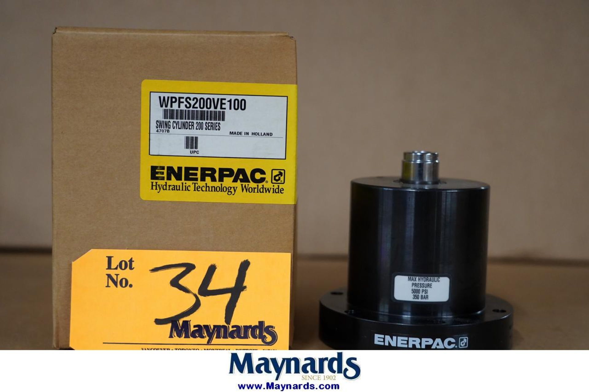 Enerpac WPFS200VE100 Swing Cylinder