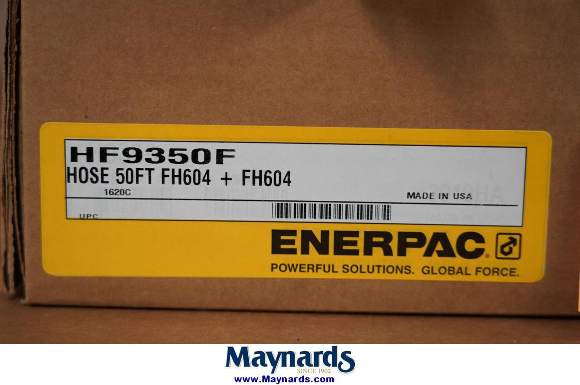 Enerpac HF9350F (1) 50 Ft Heavy Duty Rubber High Pressure Hydraulic Hose - Image 2 of 2