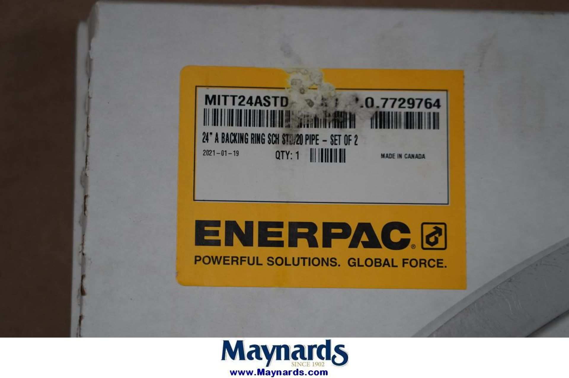 Enerpac MITT 24A STD 24" A Backing Ring SCH STD/20 Pipe - Image 3 of 4