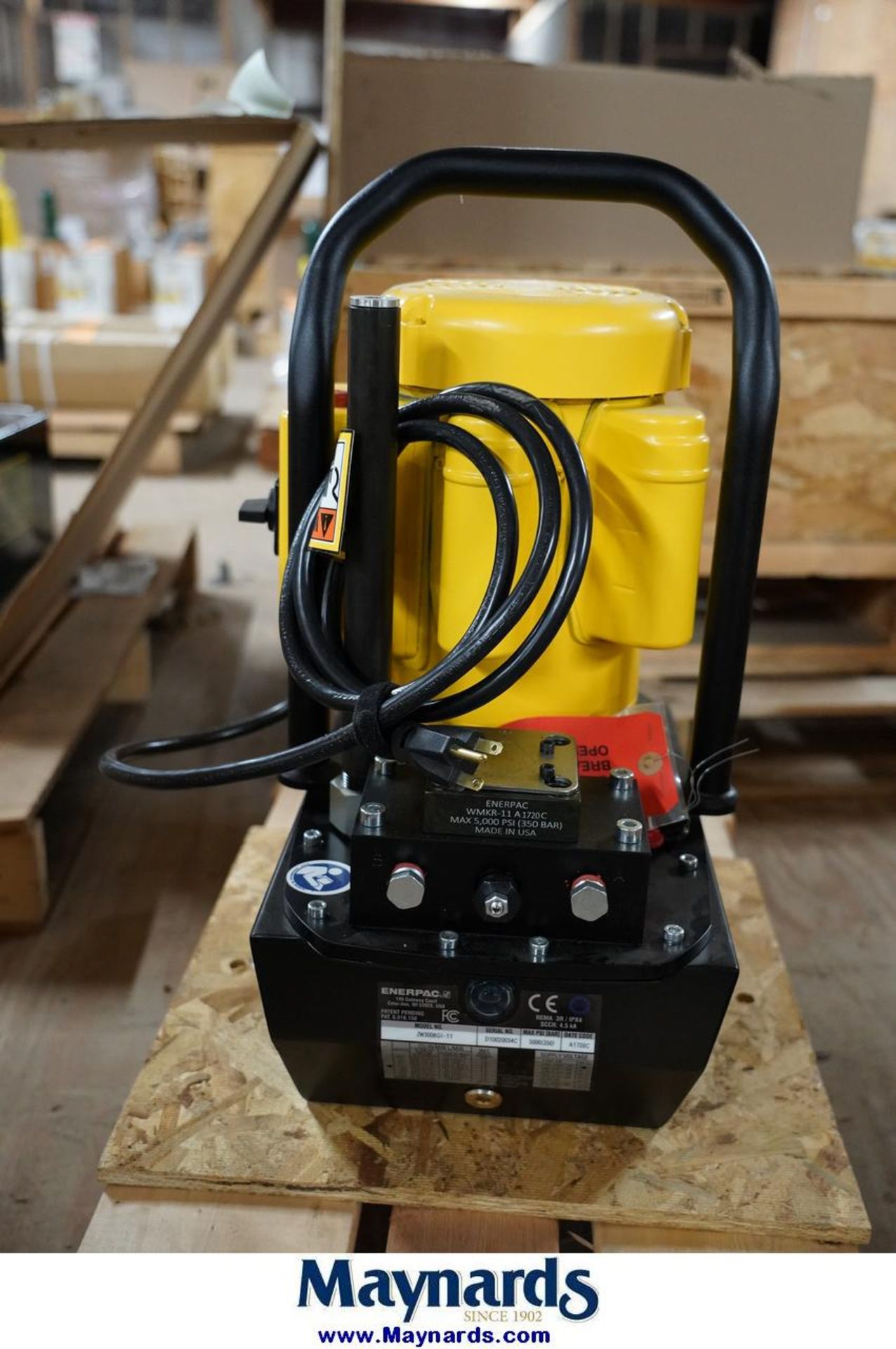 Enerpac ZW3008GI-11 ZE3 Class Electric Hydraulic Work holding Pump - Image 4 of 6
