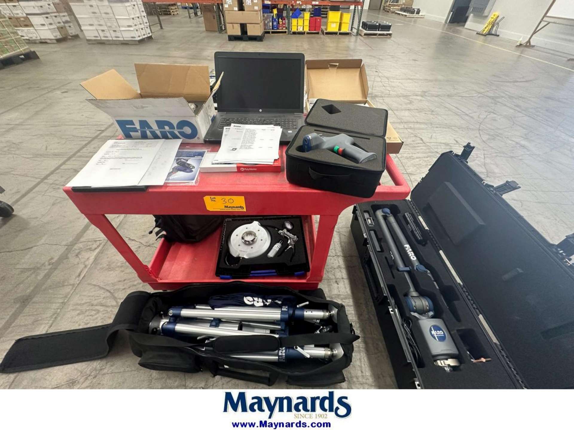 2018 FARO Quantum S 2.5m 7-Axis Portable CMM w/ Laser Line Probe ...