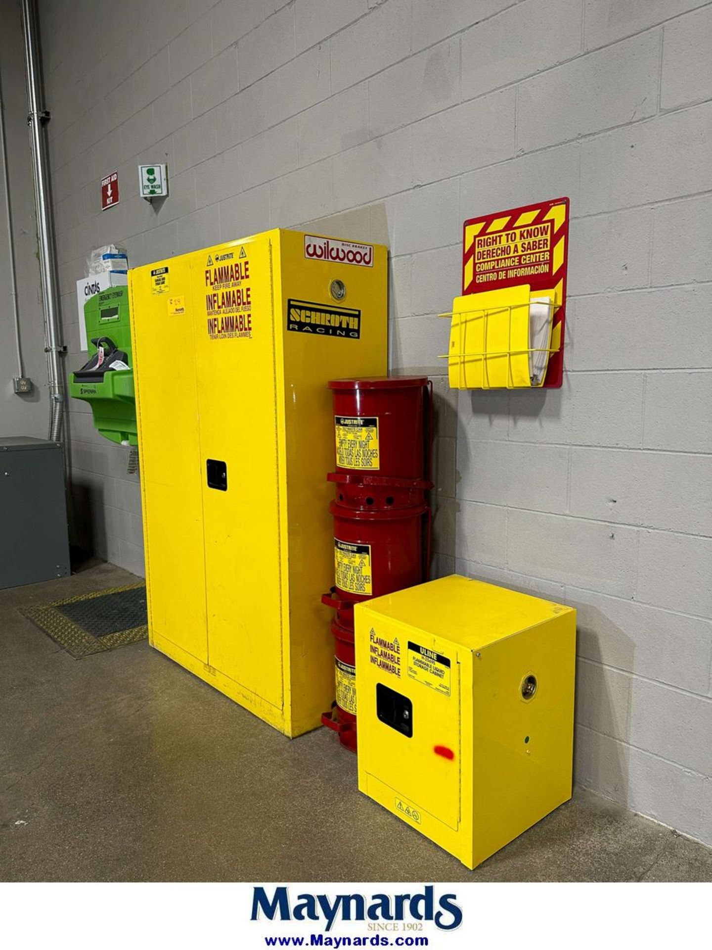 (2) Justrite Flammable Liquid Storage Cabinets - Image 9 of 10