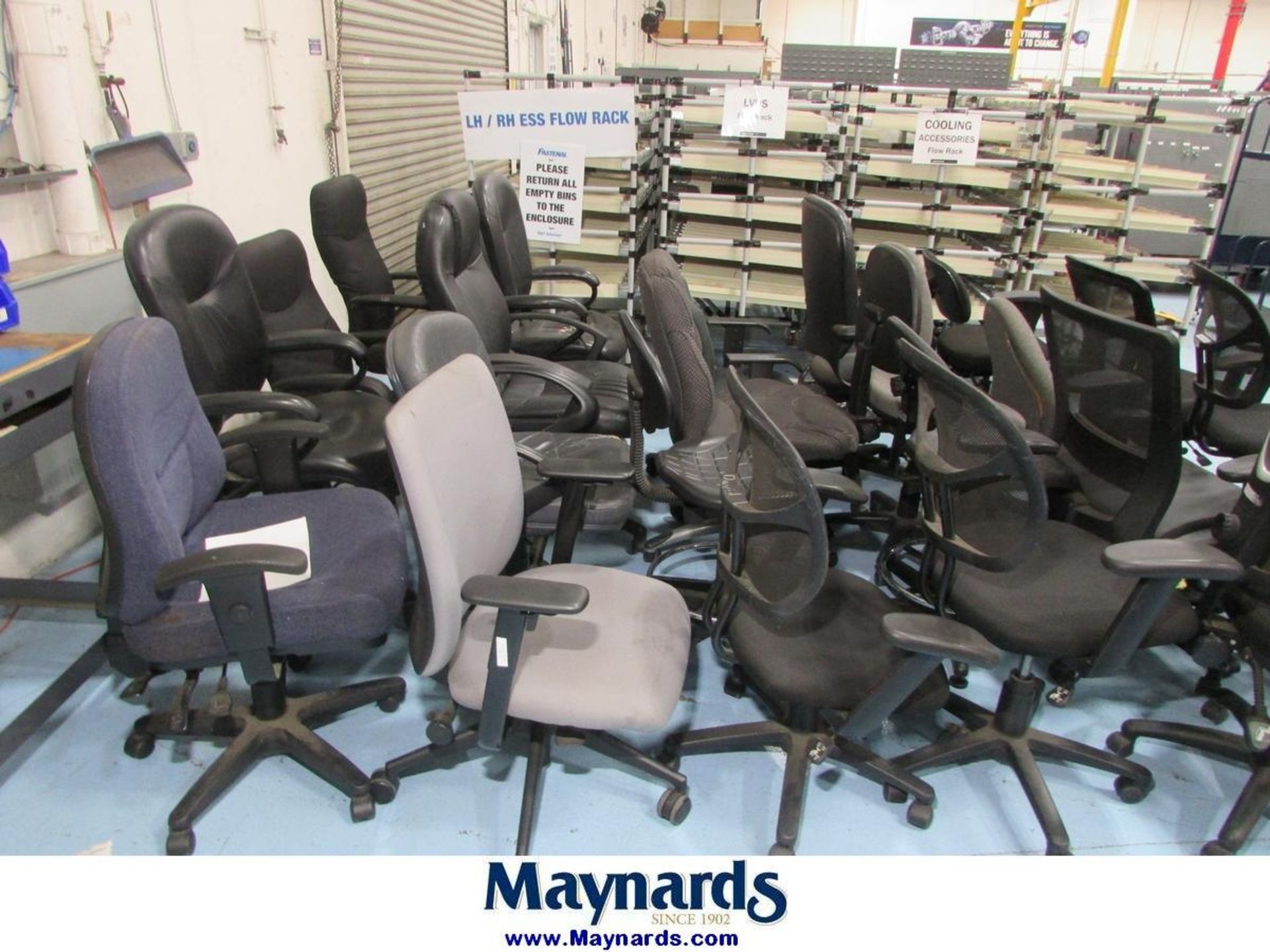 (24) Rolling Office Chairs - Image 3 of 3