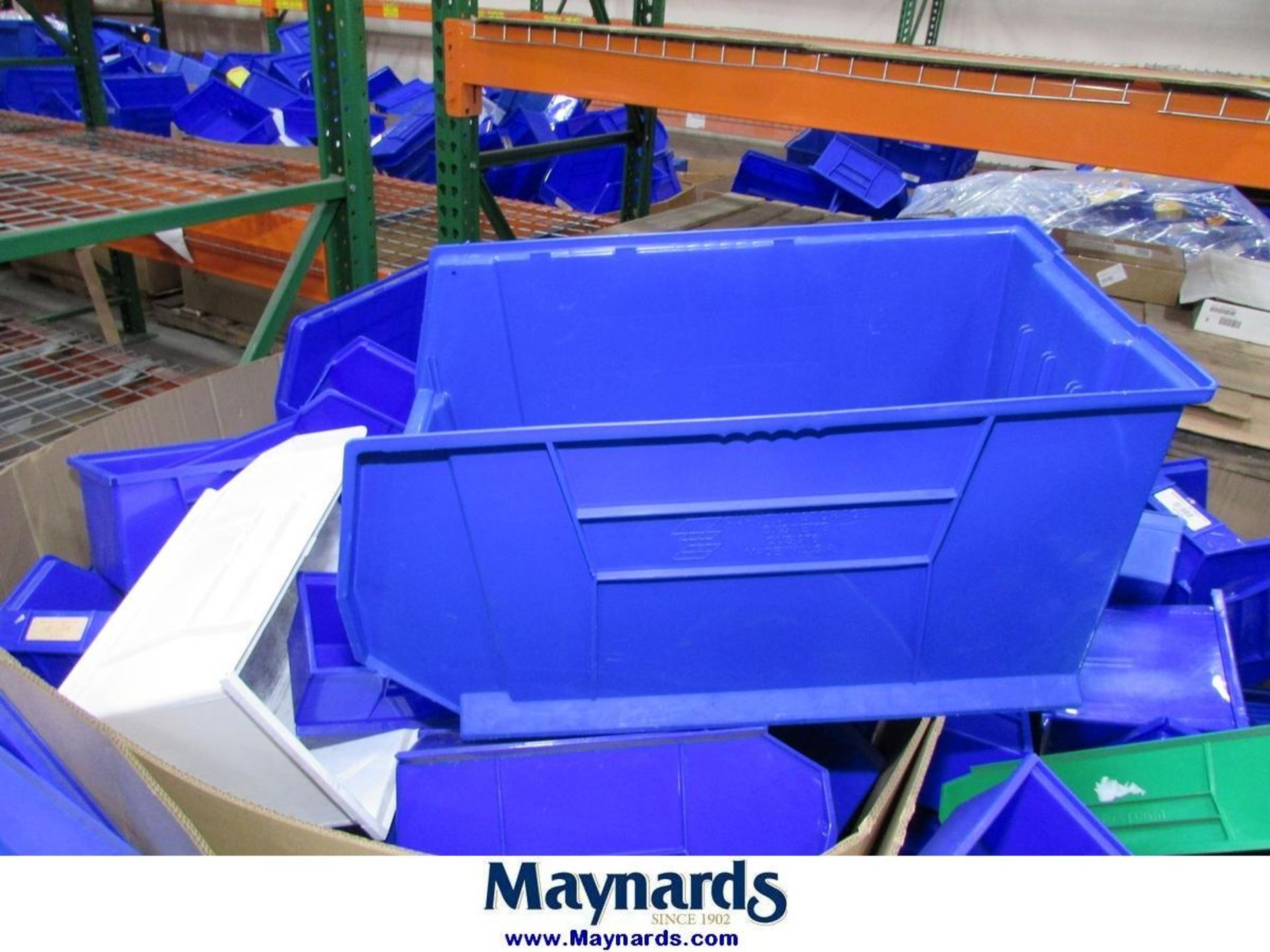 (2) Gaylords of Assorted Plastic Stackable Storage Bins - Image 3 of 3