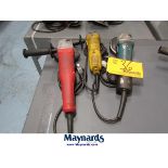 (3) Assorted 4-1/2" Electric Angle Grinders