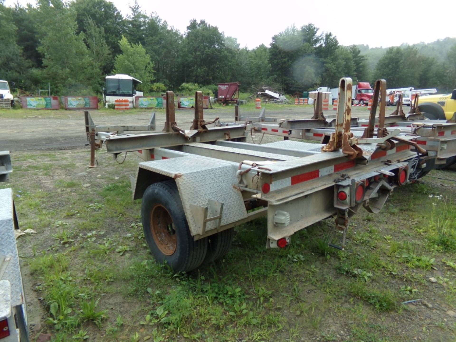 Sauber Galvanized Extendable Tongue Pole Trailer - NO TITLE - Image 2 of 2