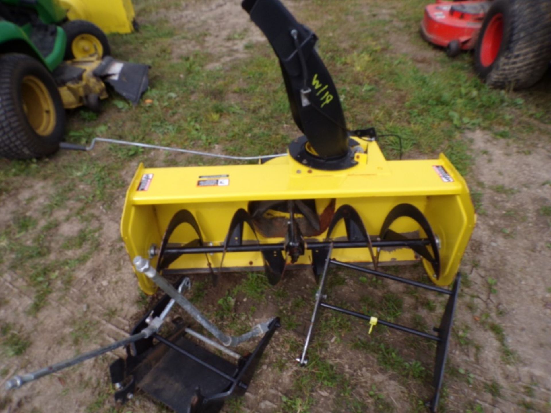 John Deere X300 Riding Mower w/42'' Deck, Kawasaki Engine, Has JD 44'' Snow Blower, 278 Hours, - Image 2 of 2