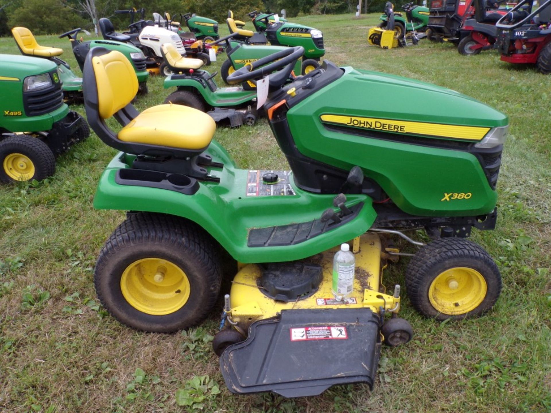 John Deere X380 Riding Mower w/54'' Accel. Deep Deck, Kawasaki Engine, 230 Hours, Serial 012156 ( - Image 2 of 2