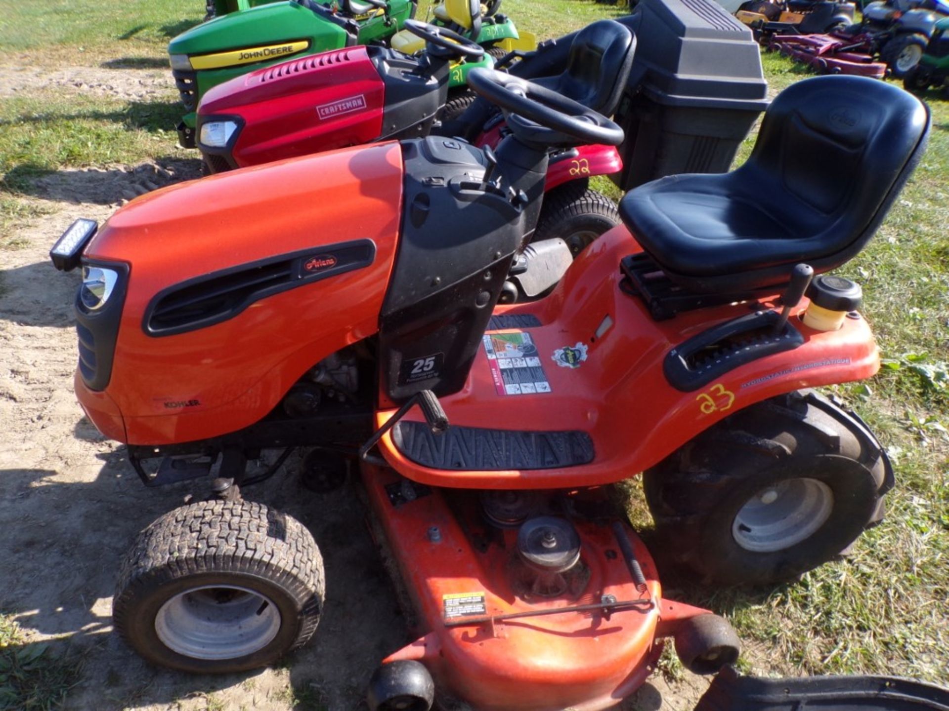 Ariens Hydrostatic with 54'' Deck, 25 HP Koehler Engine, 247 Hrs, Ag Tires, SN 001203 (5852)