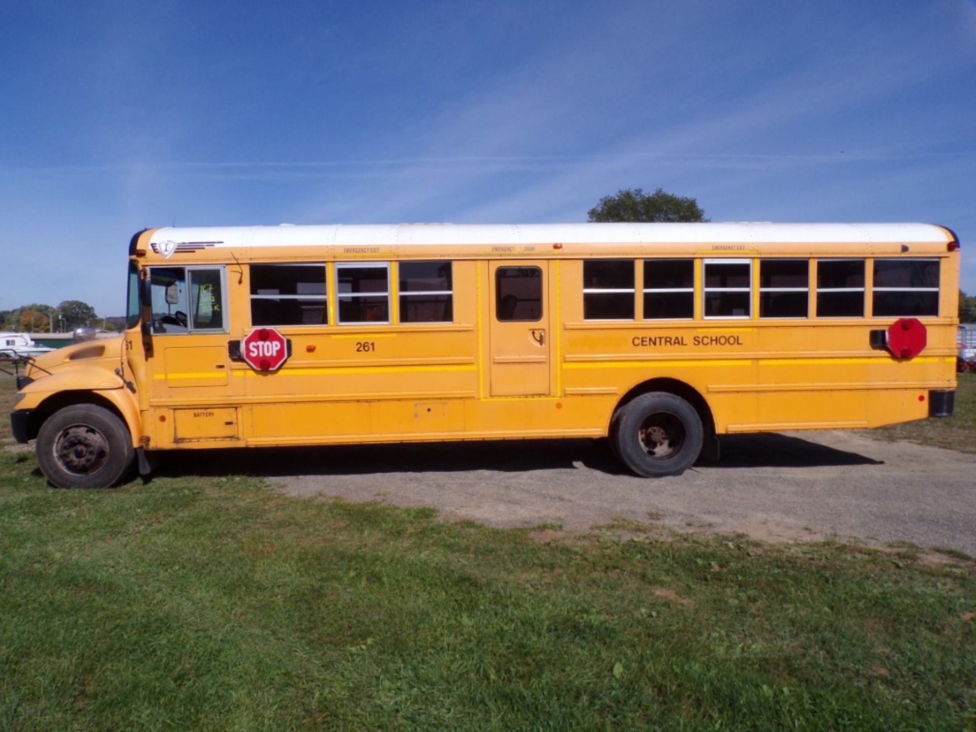 2012 IC Corp. Conventional Nose School Bus, Seat 66C- 44A, MXX Force Auto, 153,364 Miles, Bus #261