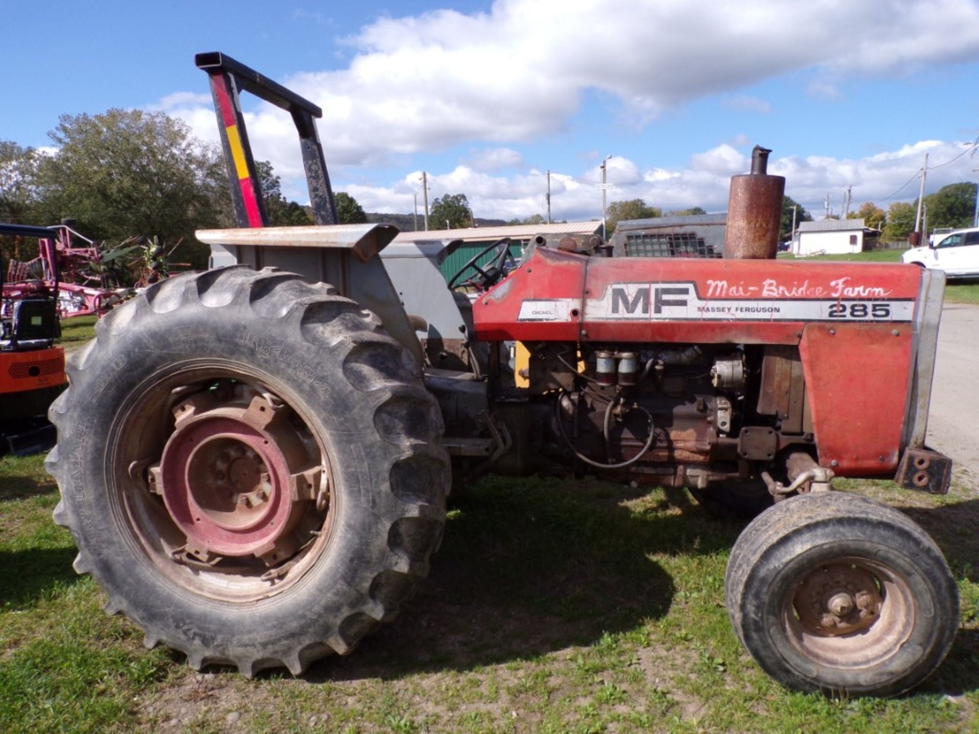 Massey Ferguson 285 Tractor, 2 WD, (1) Set Of Rear Remotes, ROPS, Perkins AF-318 Dsl. Engine, New