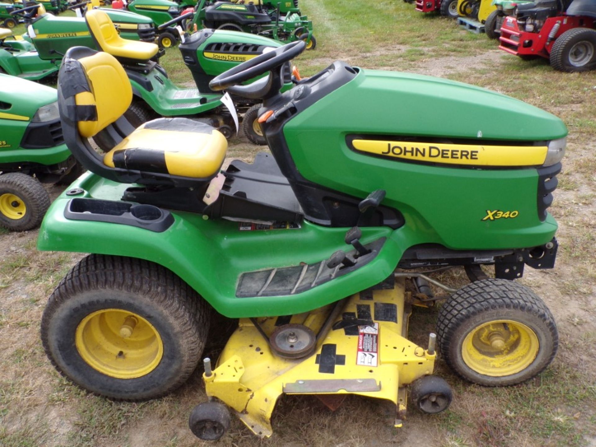 John Deere X340 Riding Mower w/54'' Deck, Kawasaki Engine, Seat Has Cracks, 544 Hours, Serial 121448 - Image 2 of 2