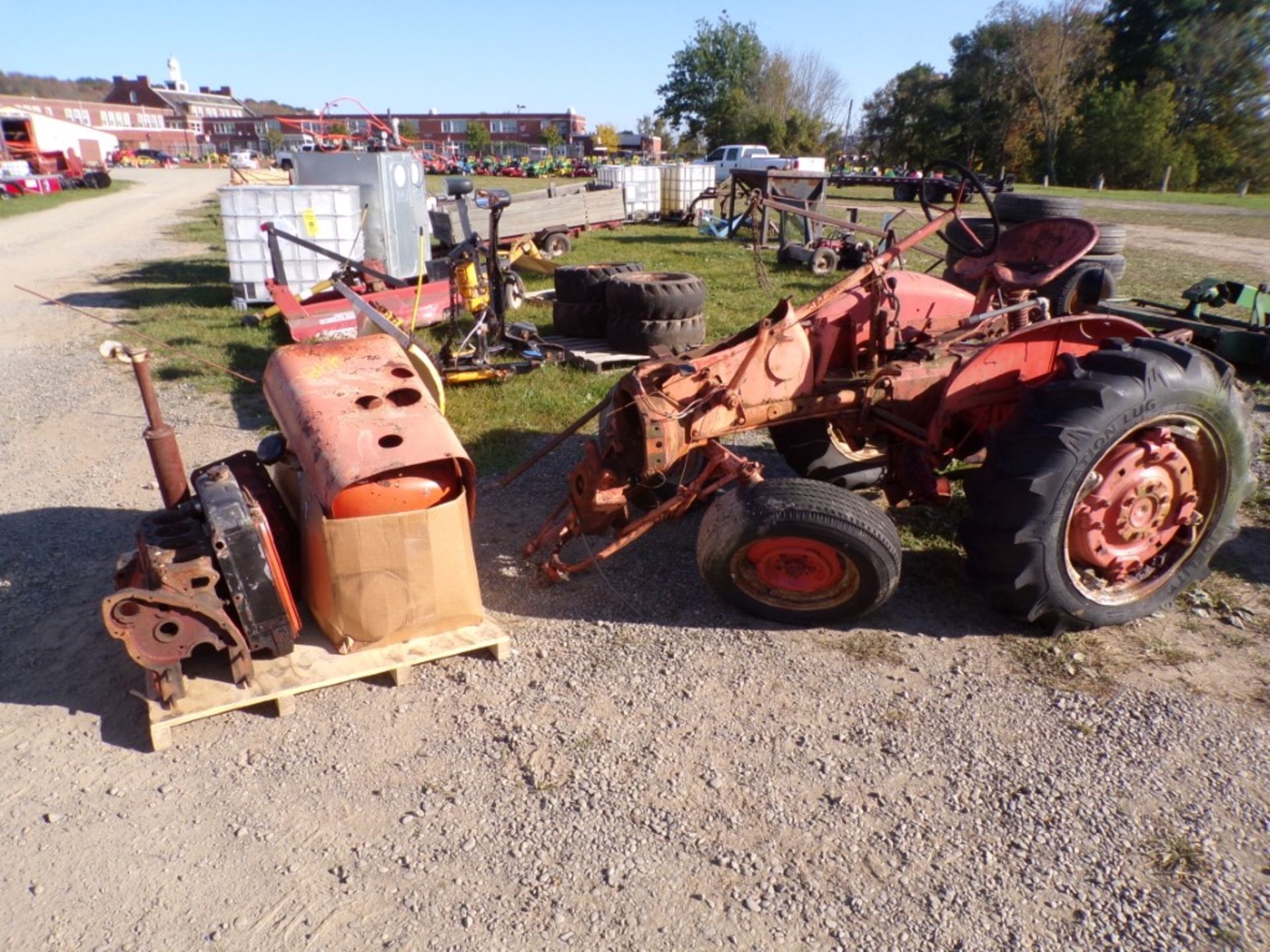 Allis Chalmers Tractor with (2) Boxes of Parts (5946)