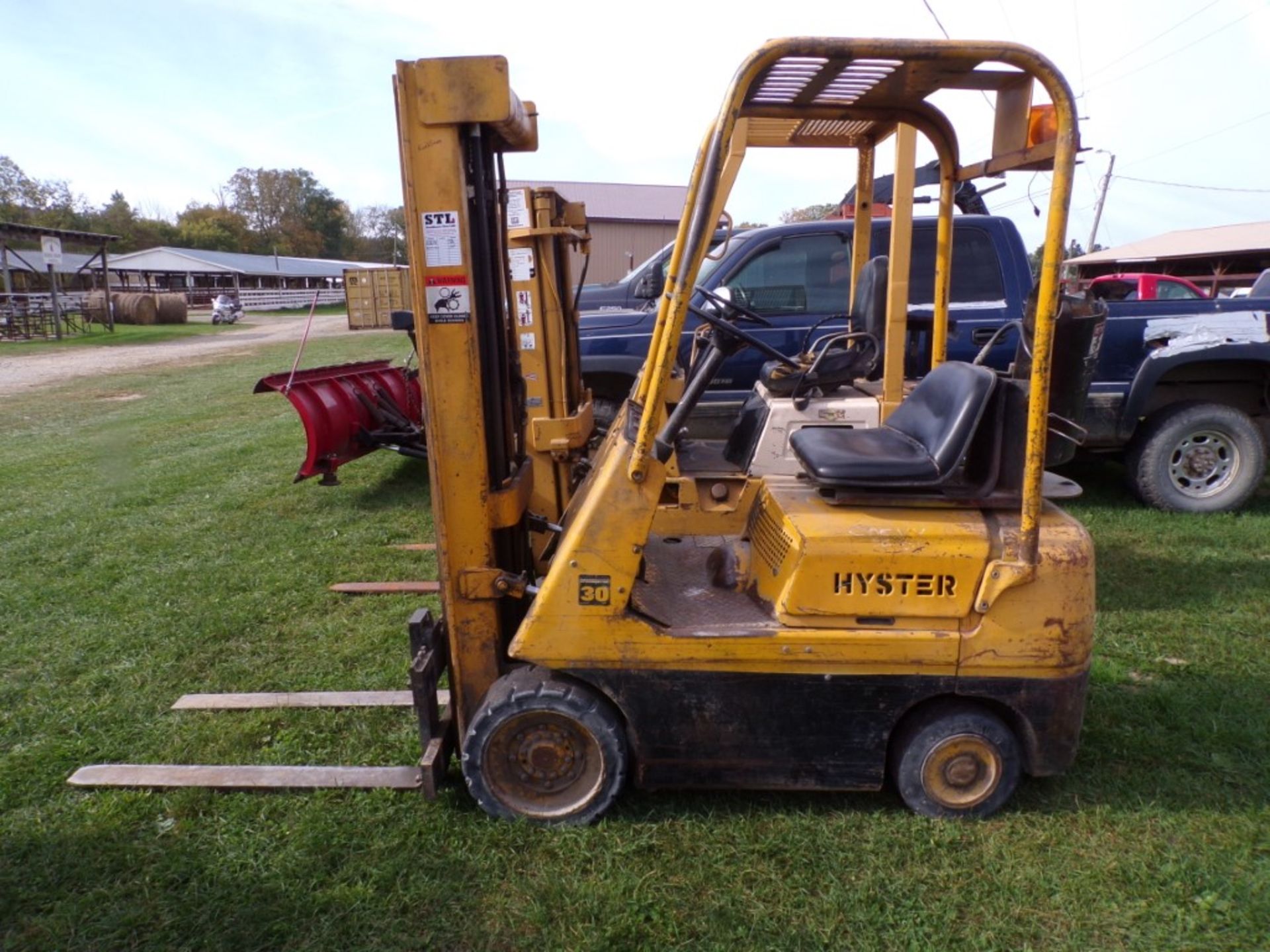 Hyster Space Saver, Model 530A, S/N A0101D15860, Propane Forklift, No Tank (6108)