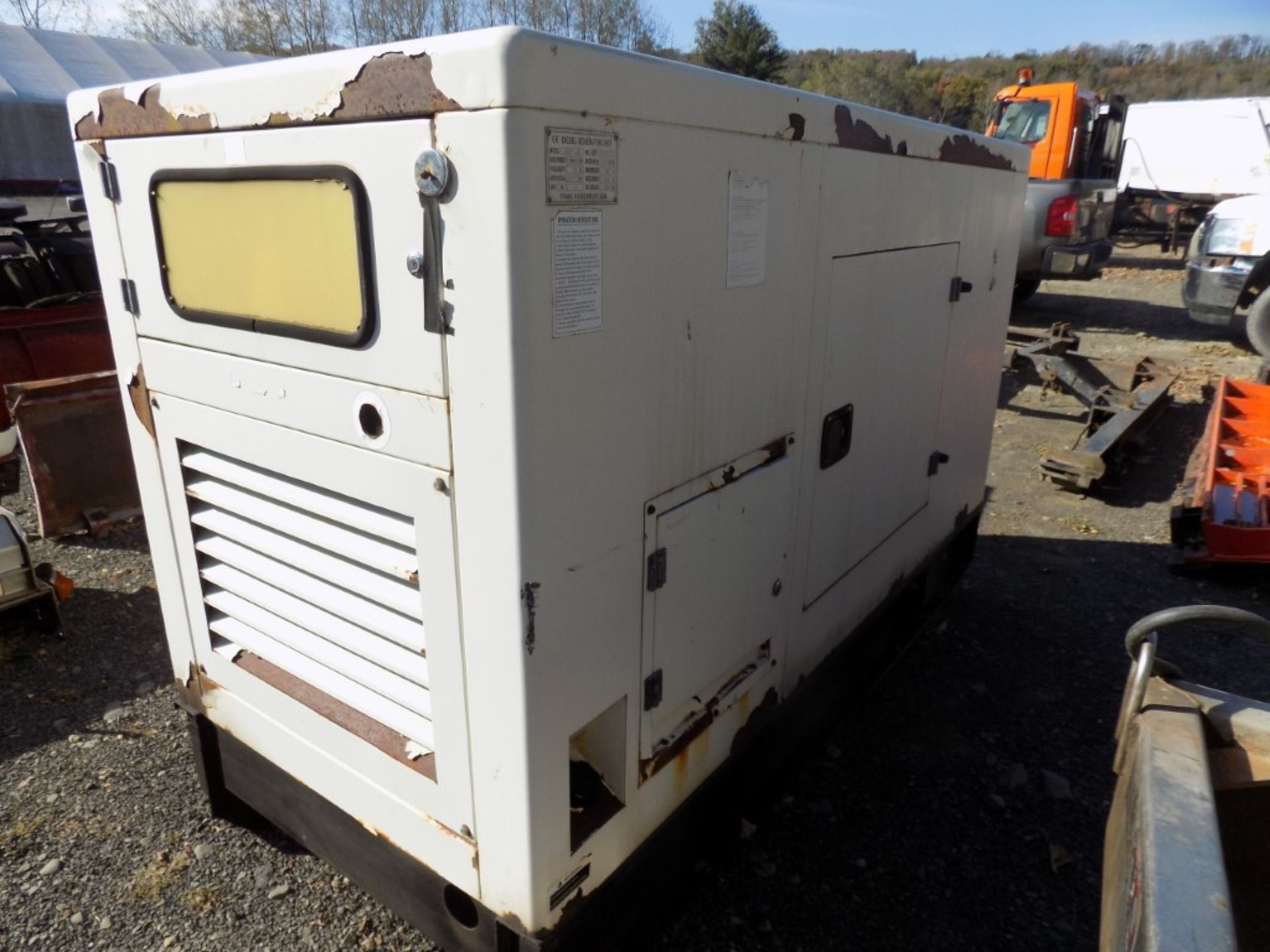 37KW Generator Set, w/4-Cyl Dsl Eng - NEEDS WORK - NOT WORKING - Image 2 of 4