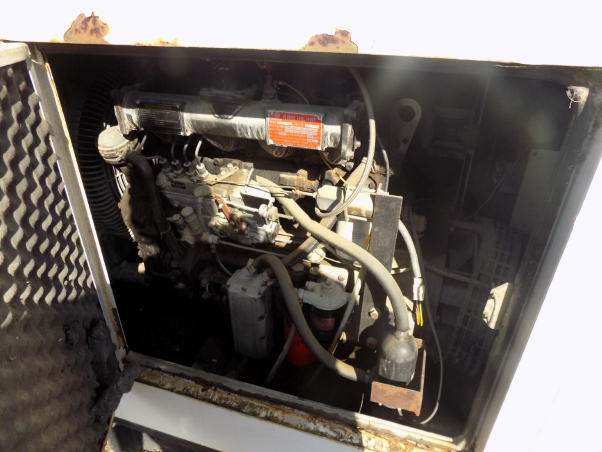 37KW Generator Set, w/4-Cyl Dsl Eng - NEEDS WORK - NOT WORKING - Image 4 of 4