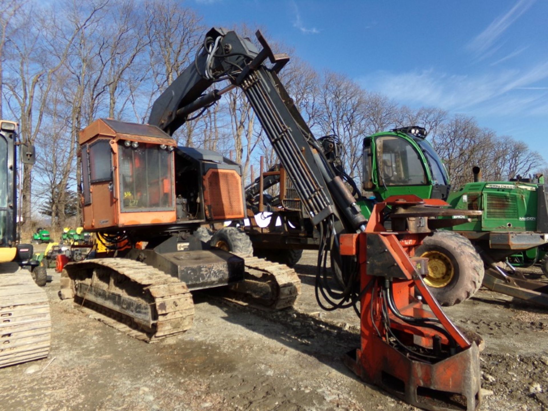 Timbco Equipment Tree Buncher, 7544 Hours, Right Side Drive Has Issues