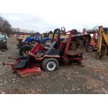 Toro Grounds Master 580-D Wide Area Rotary Finish Mower, 4 Cycle Diesel, 3,695 Hrs. (FOR PARTS OR