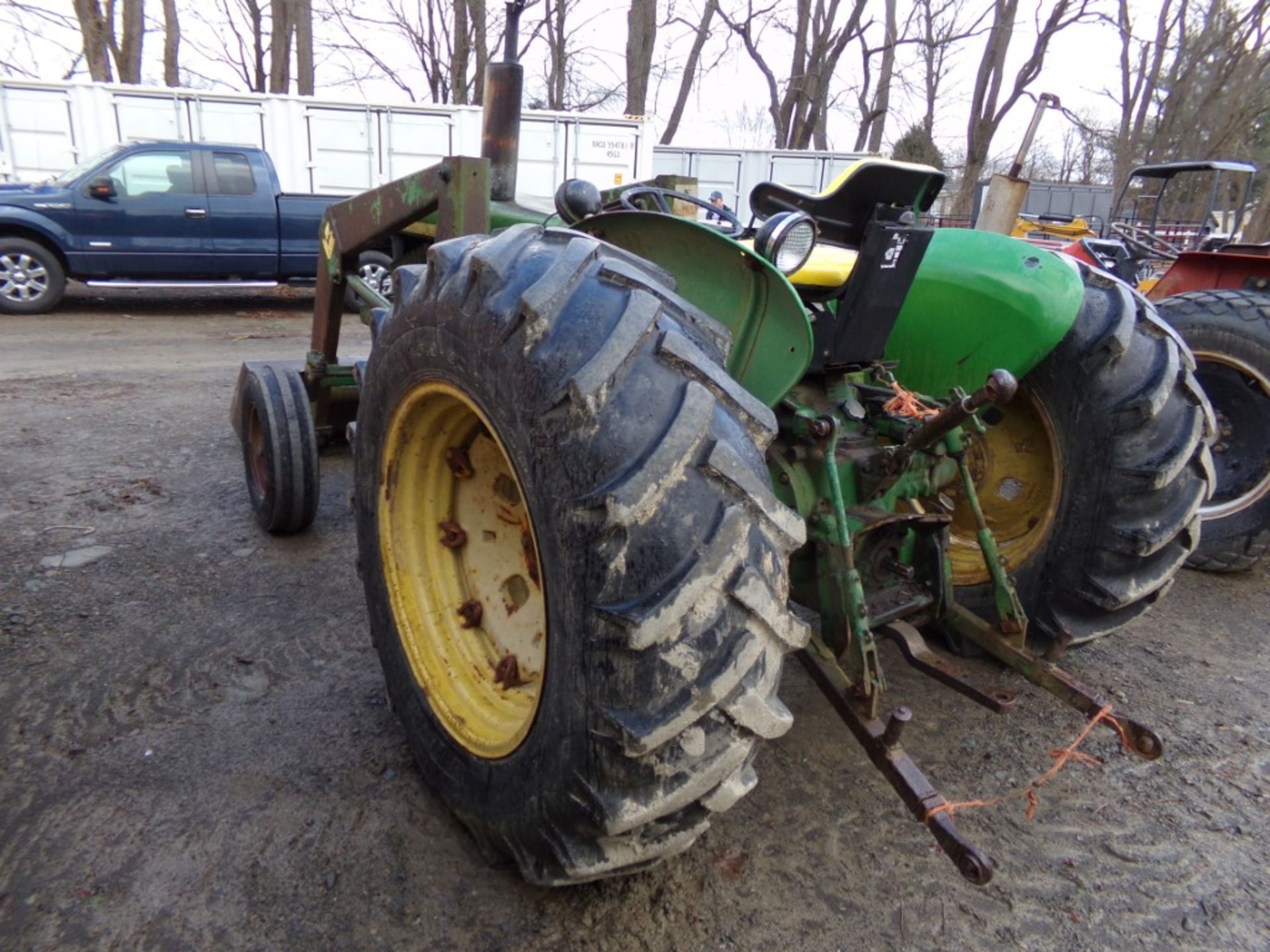 John Deere 2020 with Loader, Gas Engine, Model 48 Loader, PTO, 3pth, Single Remote In Rear, Mid Hyd. - Image 2 of 7