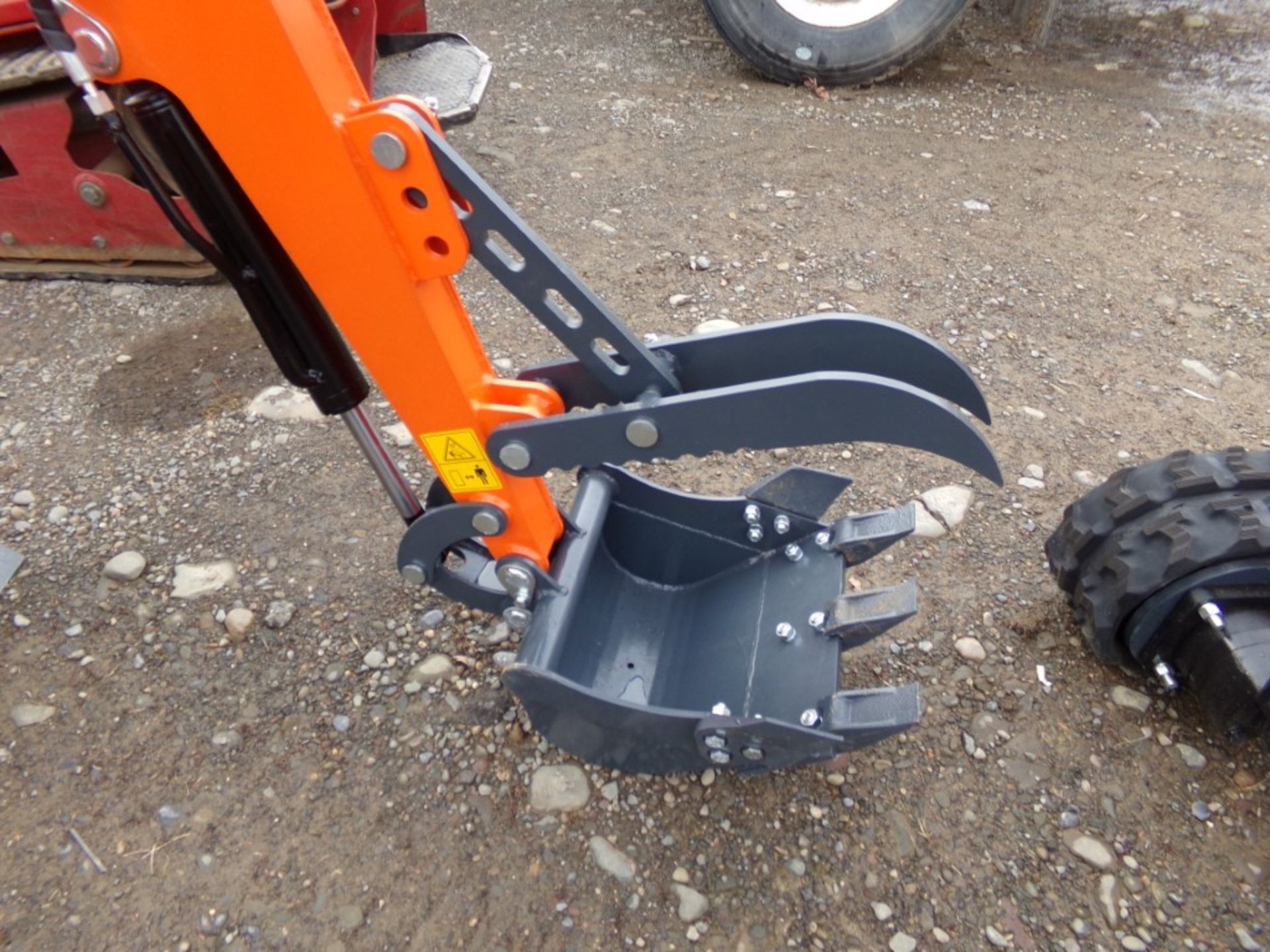 New, AGT Industrial L12, Mini Excavator, Orange, Dozer Blade, Thumb, Ser # 633453 - Image 3 of 5