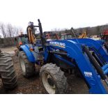 New Holland T4.75 Powerstar 4 x 4 Tractor with 655TL Loader, Quick Tatch Mount, 78'' Bucket, (2)