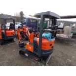 New, AGT Industrial L12, Mini Excavator, Orange, Dozer Blade, Thumb, Ser # 633453