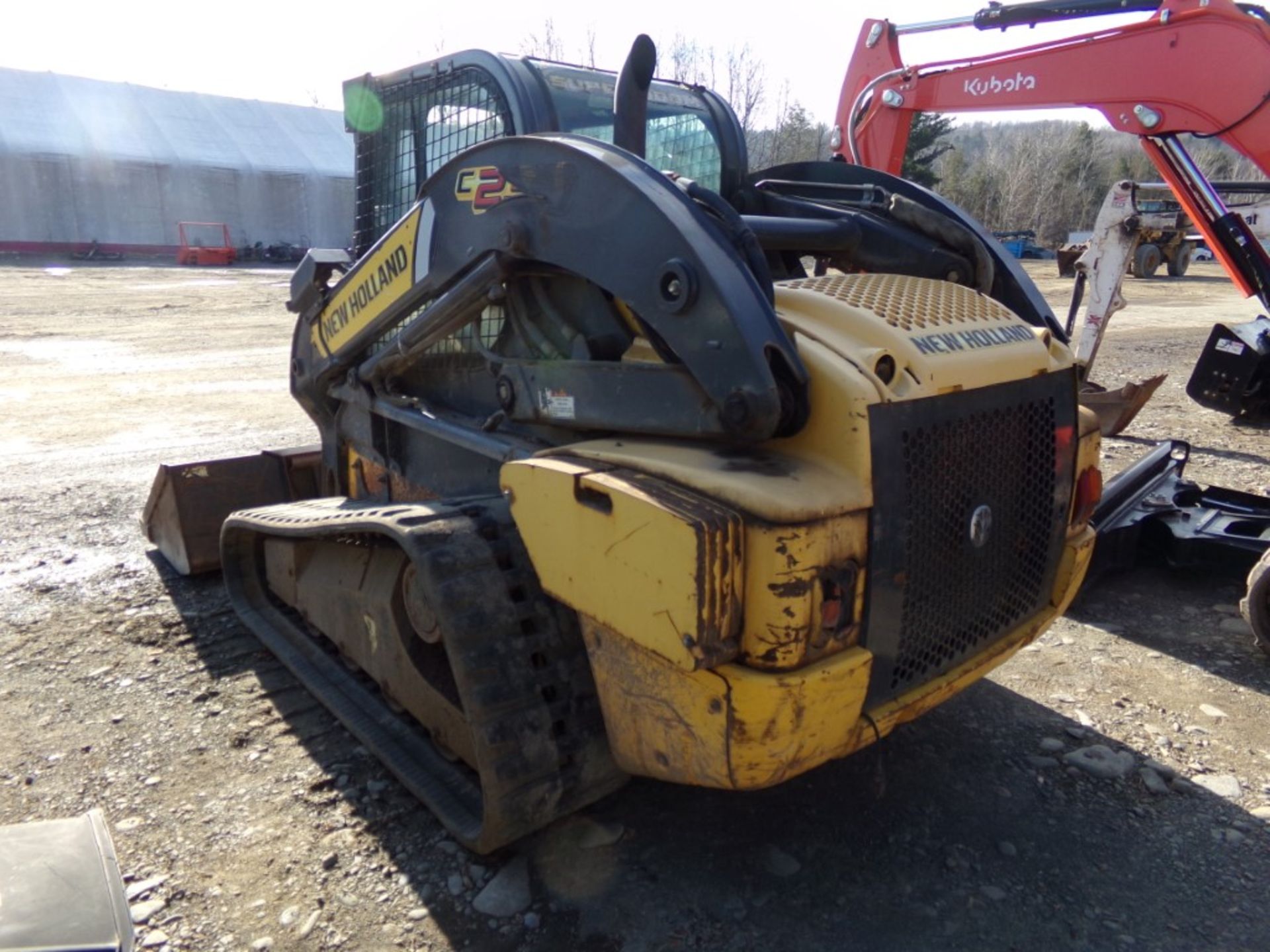 New Holland C238 Tracked Skid Loader, 3,284 Hrs, 4 Side Weights, Hi Flow Hydraulics, 84'',