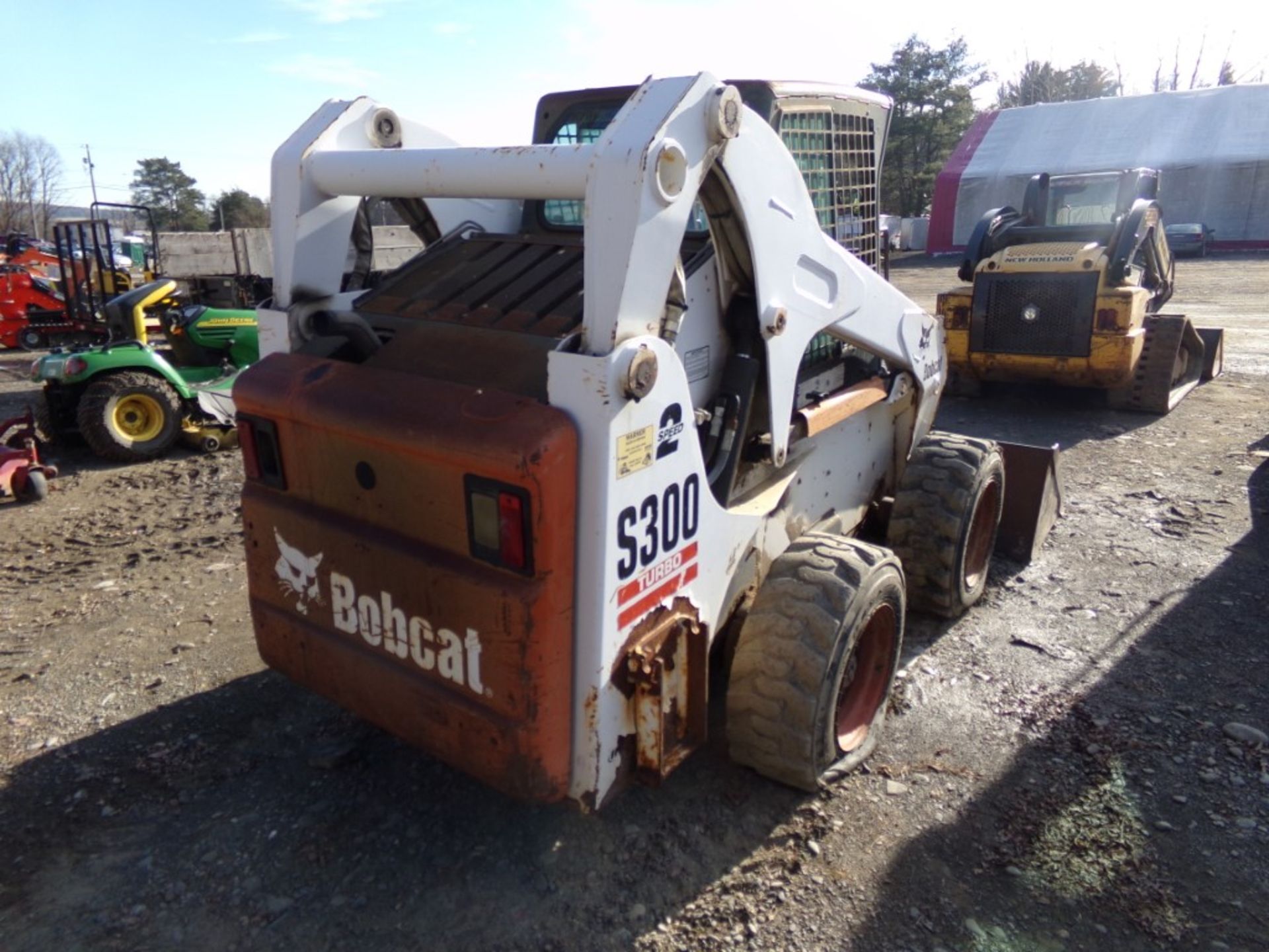 Bobcat S300 Turbo 2 Speed Skid Steer, 5508 Hrs, 80'' Bucket, Ser # 521512580, Cab, No Door - Image 2 of 5