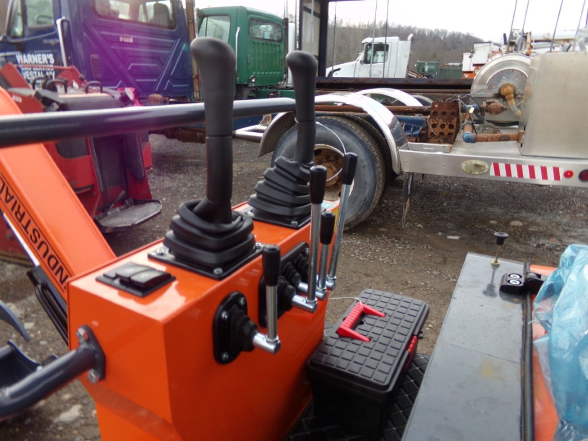 New, AGT Industrial L12, Mini Excavator, Orange, Dozer Blade, Thumb, Ser # 633453 - Image 5 of 5