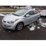 2013 Hyundai Elantra Limited, Leather, Sunroof, Silver, 131,816 Mi., Vin #: 5NPDH4AEXDH154980 - MV50