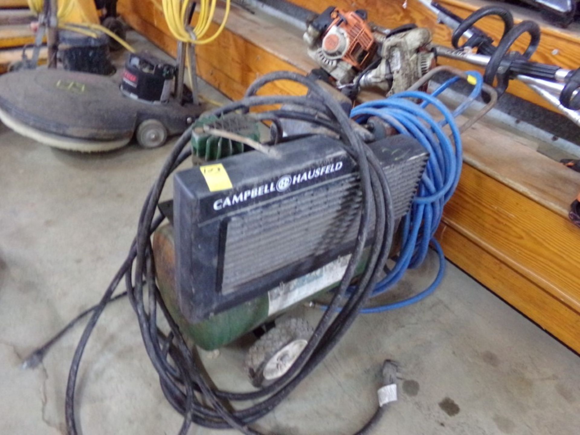 Campbell Hausfeld Horizontal Air Compressor, Needs Work, Condition Unknown