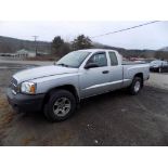 2007 Dodge Dakota Ext. Cab, 2WD, Tonneau Cover Over Bed, Silver, 93,250 Mi, Vin# 1D7HE22K07S177960 -