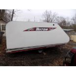 2015 Triton 2-Sled Snowmobile Trailer, GVW 2200lbs, White, Vin# 4TCSS1123FHW11016 - Trailer is in