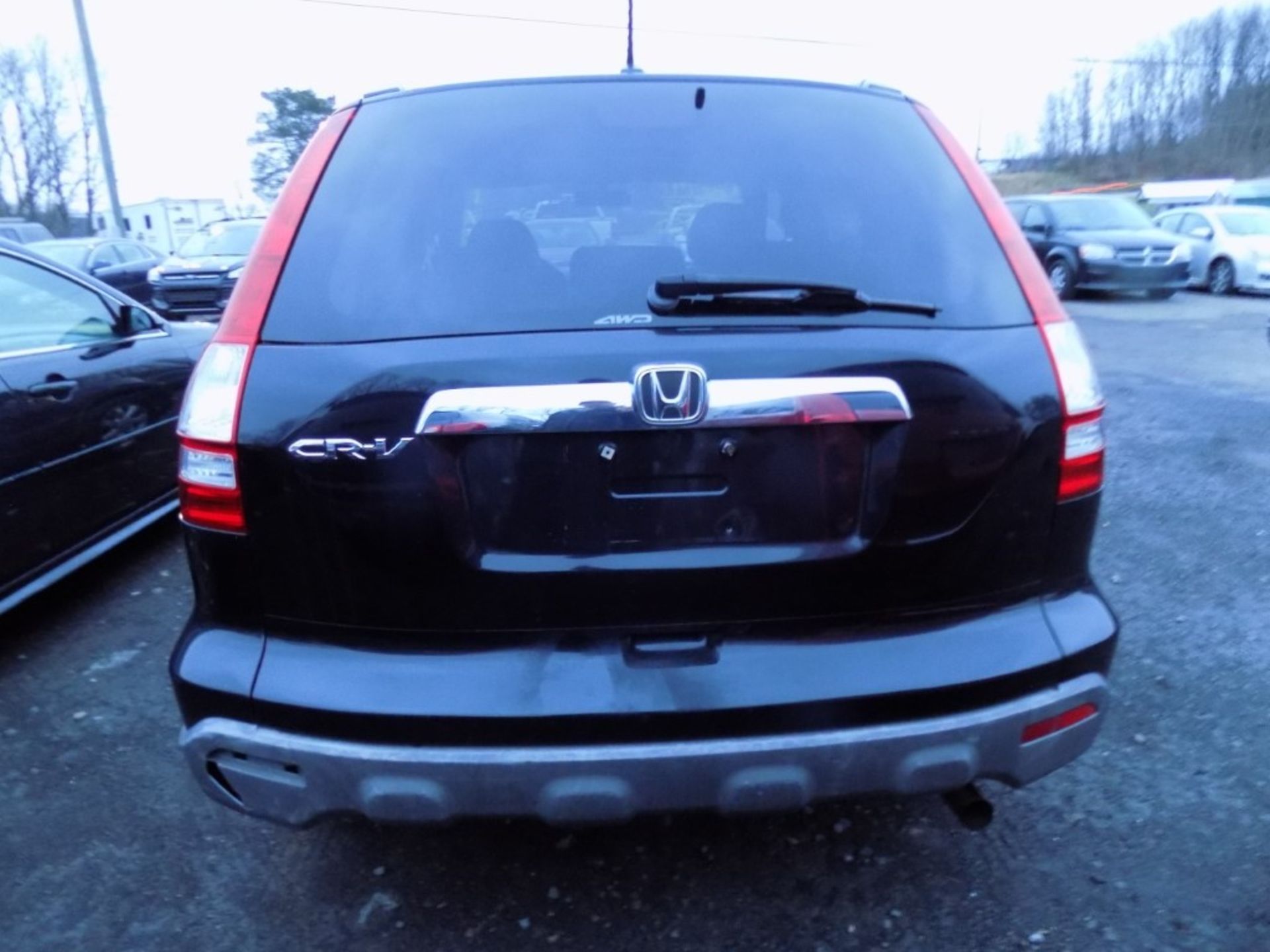 2007 Honda CRV EX-L, 4x4, Leather, Sunroof, Black, 200,527 Mi, Vin# JHLRE48757C037848, SMALL RUST - Image 7 of 11