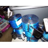 (6) Blue 4'' 5,400 LB Tie Down Straps, Look New (6x Bid Price)