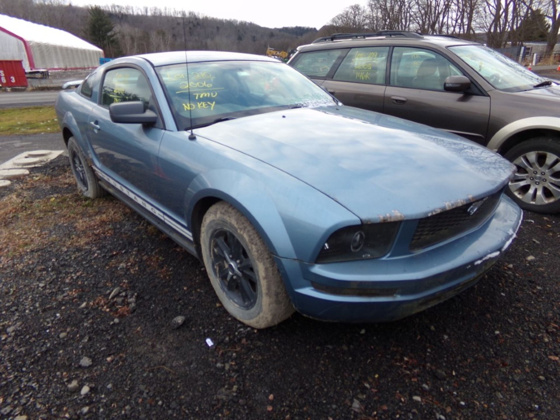 2006 Ford Mustang V6, Blue, 159,627 Mi., VIN#:1ZVFT80N965225795 - OPEN TO ALL BUYERS, RUNS & - Image 4 of 9