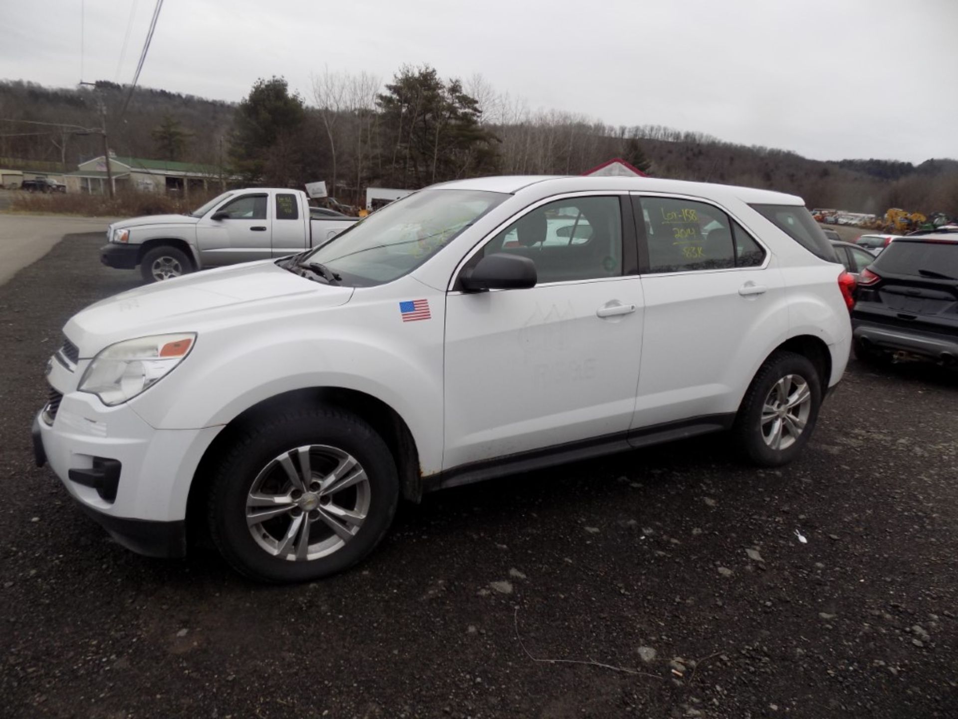 2014 Chevrolet Equinox LS, AWD, White, 83,836 Mi, Vin# 2GNFLEEK9E6247189 - OPEN TO ALL BUYERS, DECAL