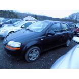 2005 Chevrolet Aveo LS, Black, 84,666 Mi, Vin# KL1TD52635B400900 - OPEN TO ALL BUYERS, BOTH REAR