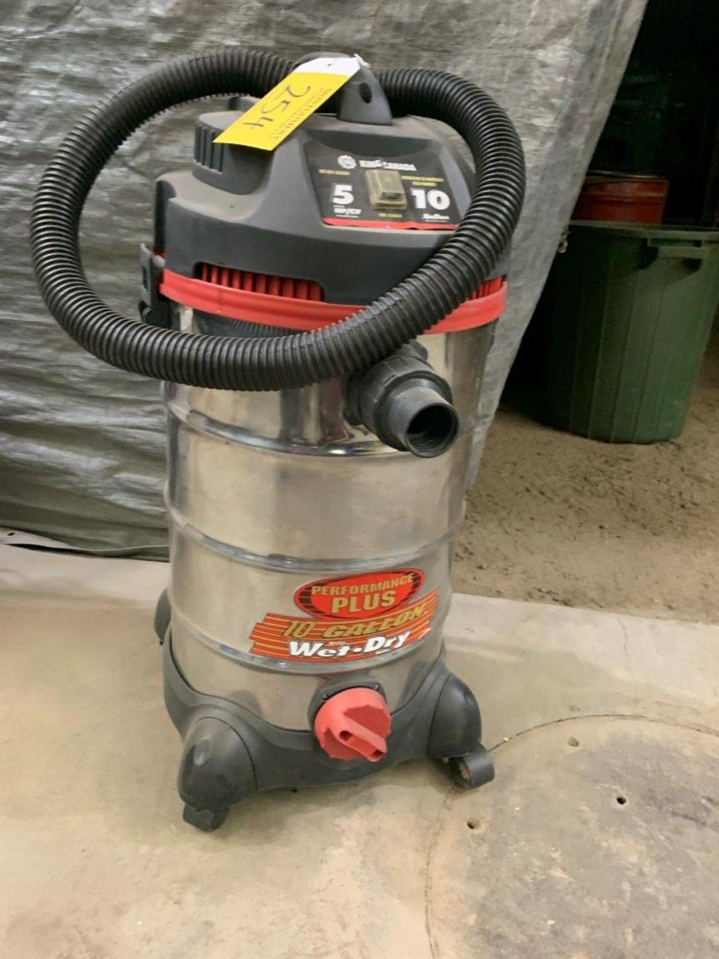 KING CANADA SS WET DRY SHOP VACUUM