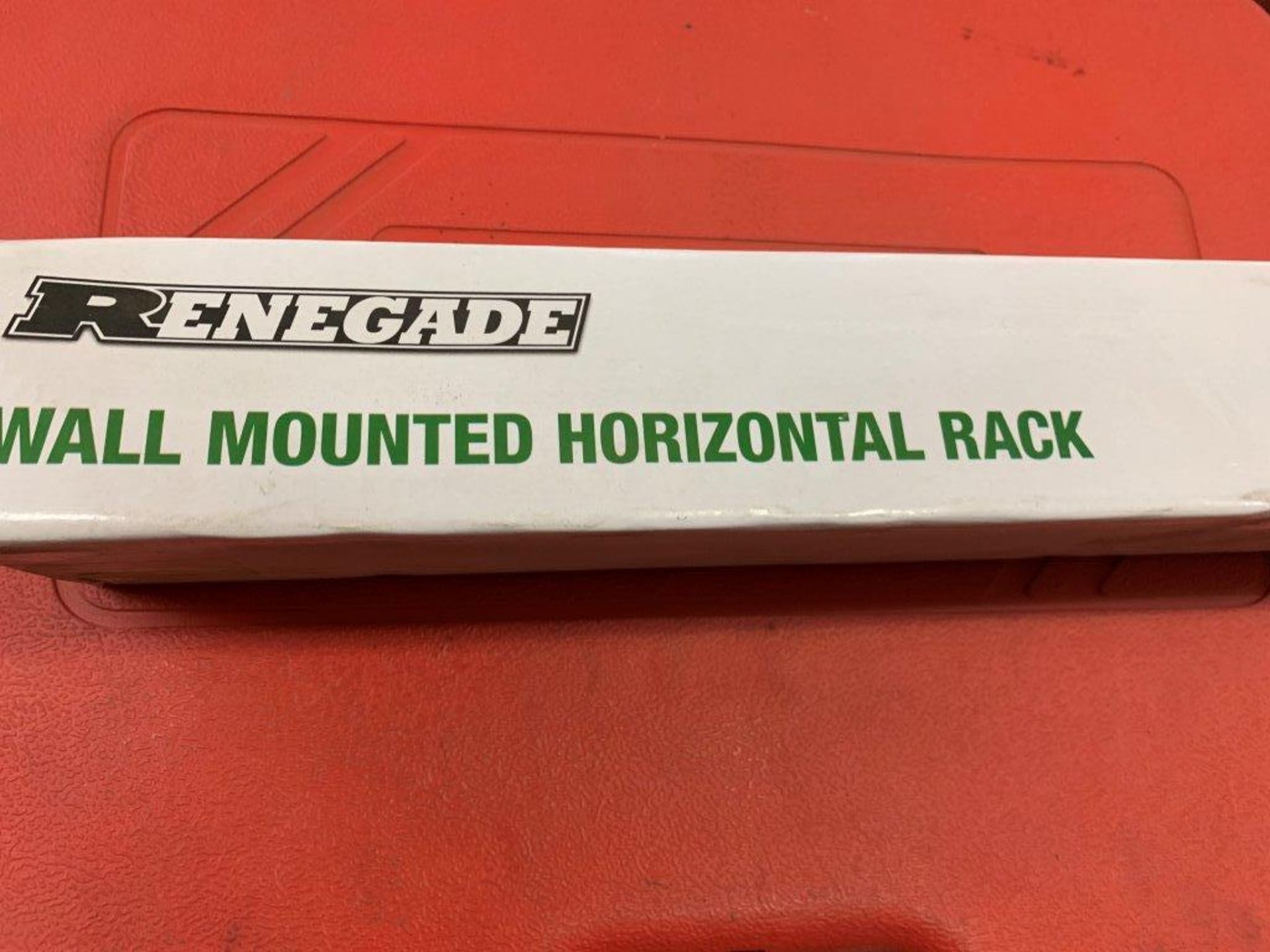 RENEGADE WALL MOUNTED HORIZONTAL RACK (NEW IN BOX) - Image 2 of 4