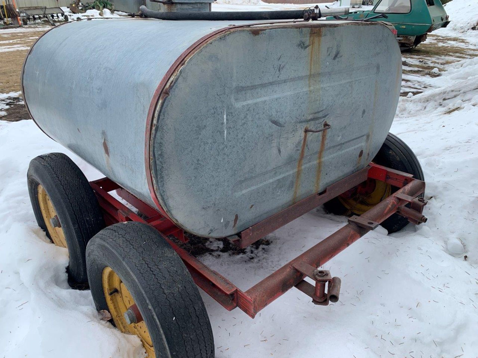 VERSATILE GALVANIZED WATER TANK ON T/A WAGON, MODIFIED FROM SPRAYER - Image 3 of 3